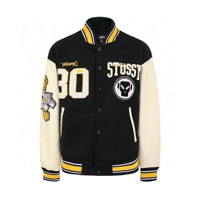 Stüssy Jackets Patchwork varsity bomber jacket product detail image 16