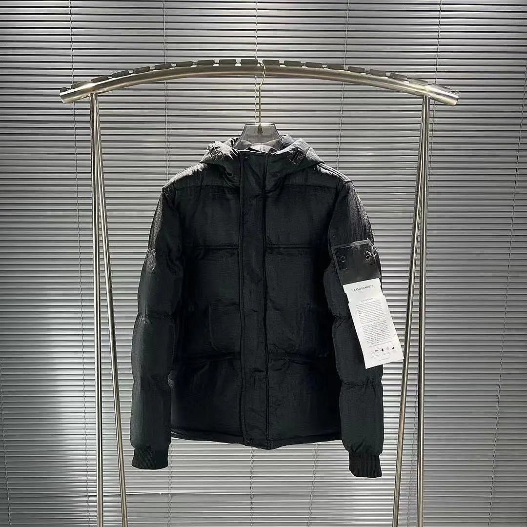 Stone Island Shadow Project Down Jacket Gray Outerwear - 5