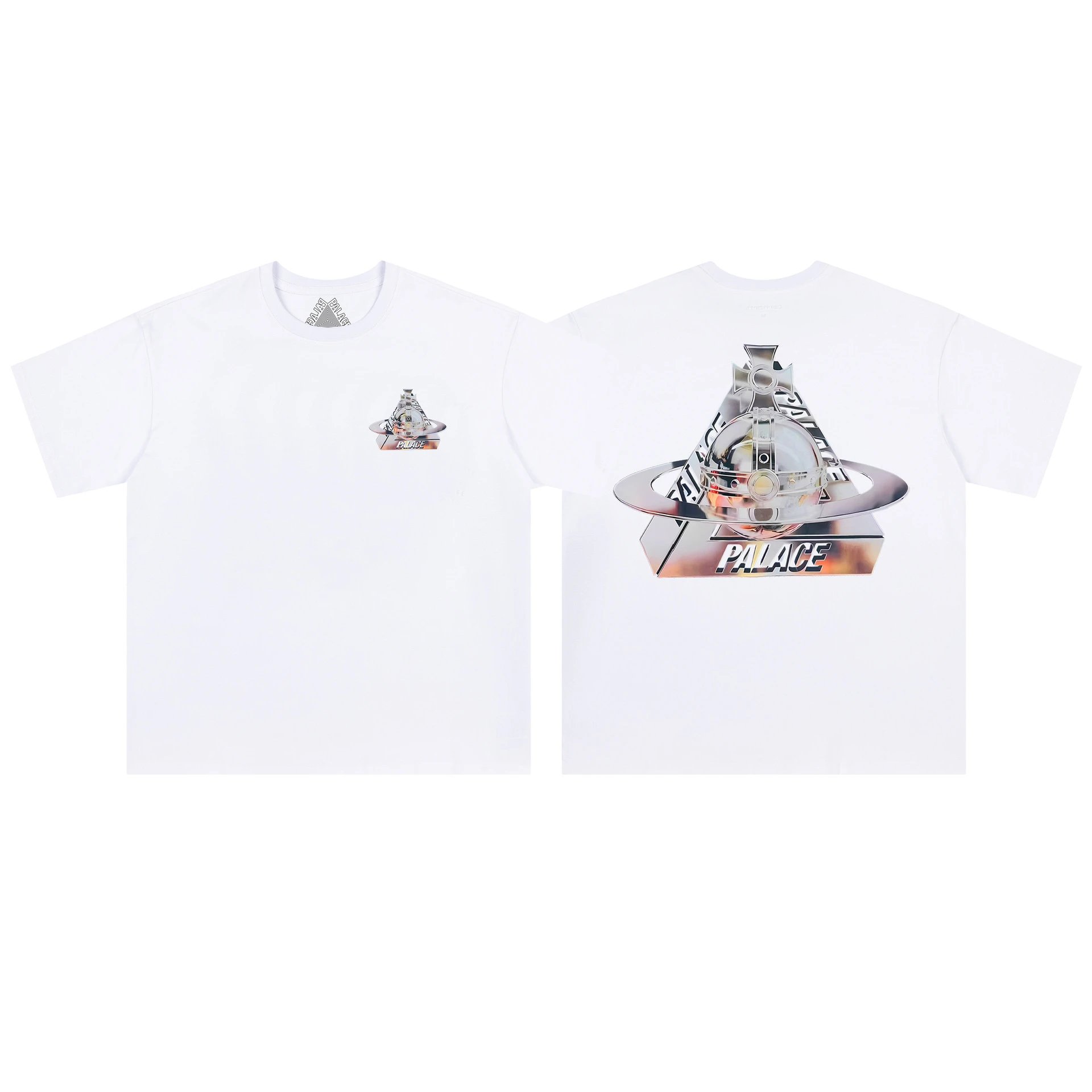 Palace T-Shirts Tri-Ferg Logo Print — 38