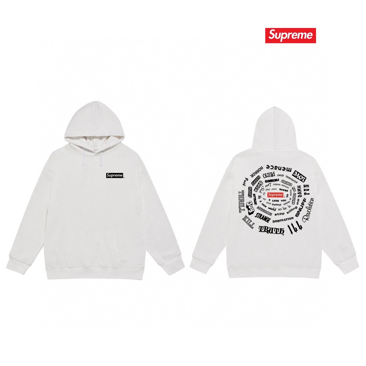 Supreme Hoodies & Sweatshirts Fleece-Lined Body Snatchers Graphic Hoodie — 59-1 Fleece-lined style