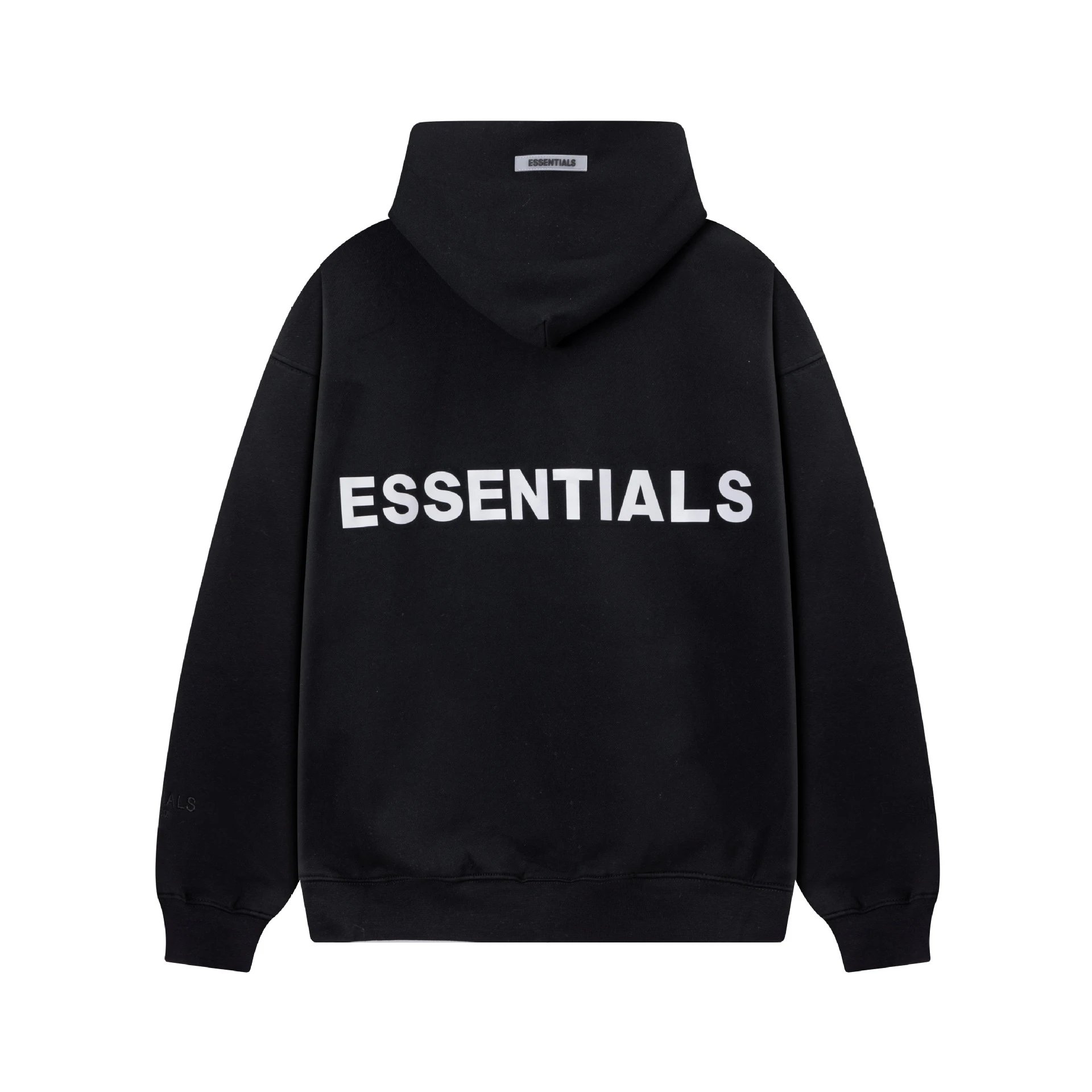 Fear of God ESSENTIALS Hoodies & Sweatshirts Logo Pullover Hoodie — 2204 Black