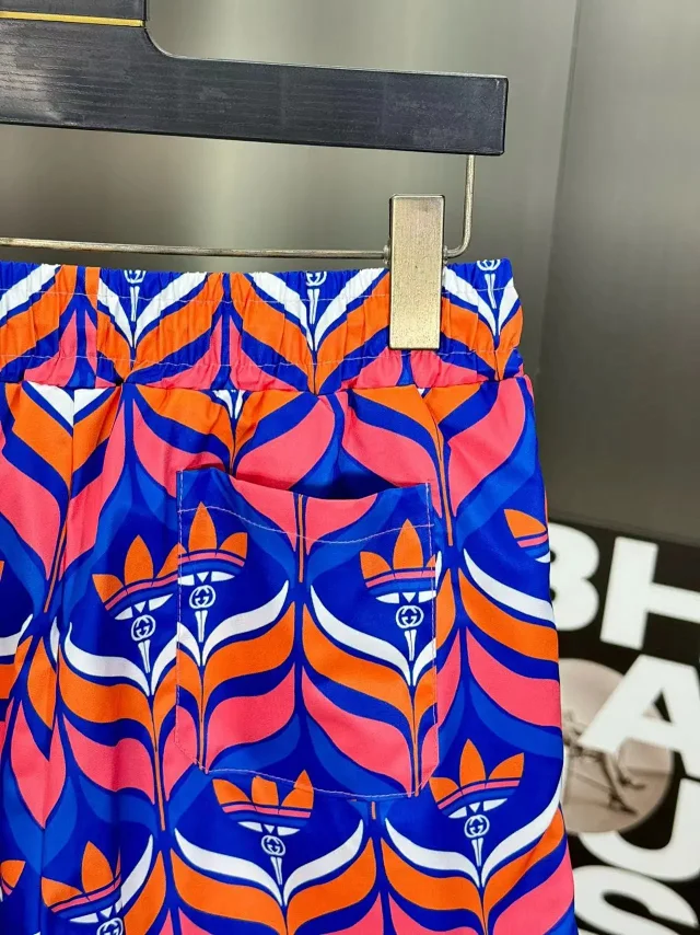 adidas Shorts Trefoil geometric-print drawstring product detail image 29