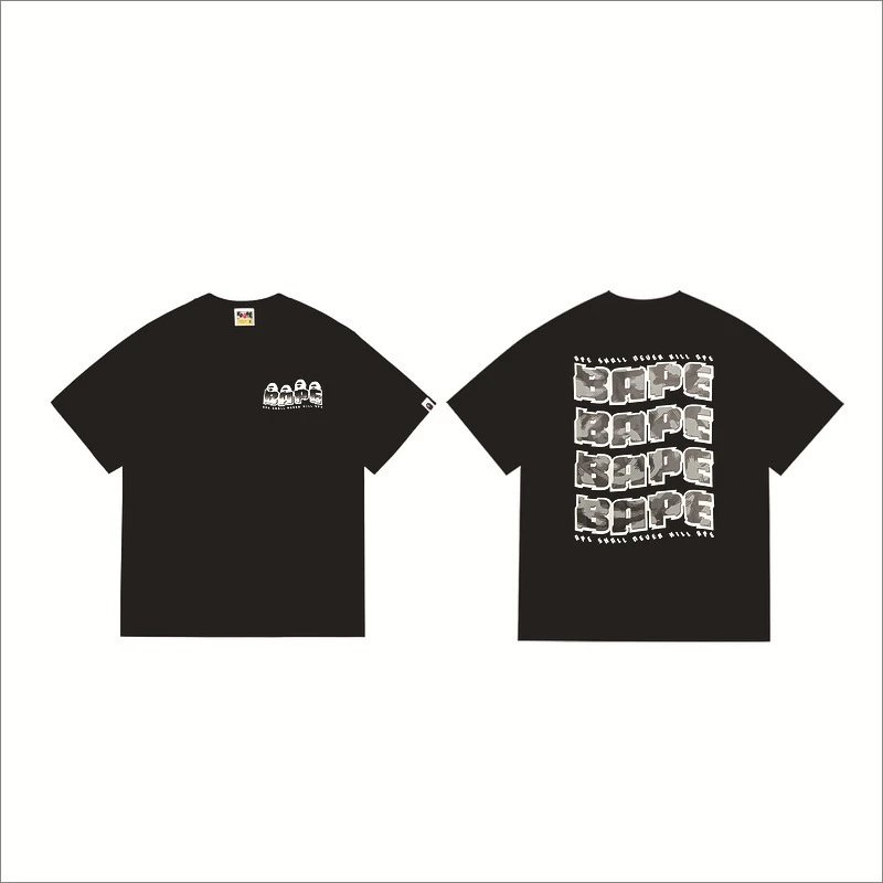 BAPE T-Shirts Hot Wheels Graphic Short-Sleeve T-Shirt — 258 black