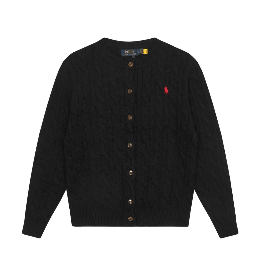 Polo Ralph Lauren DS 006 and 6609 knitwear — DS 006 Black with a red label