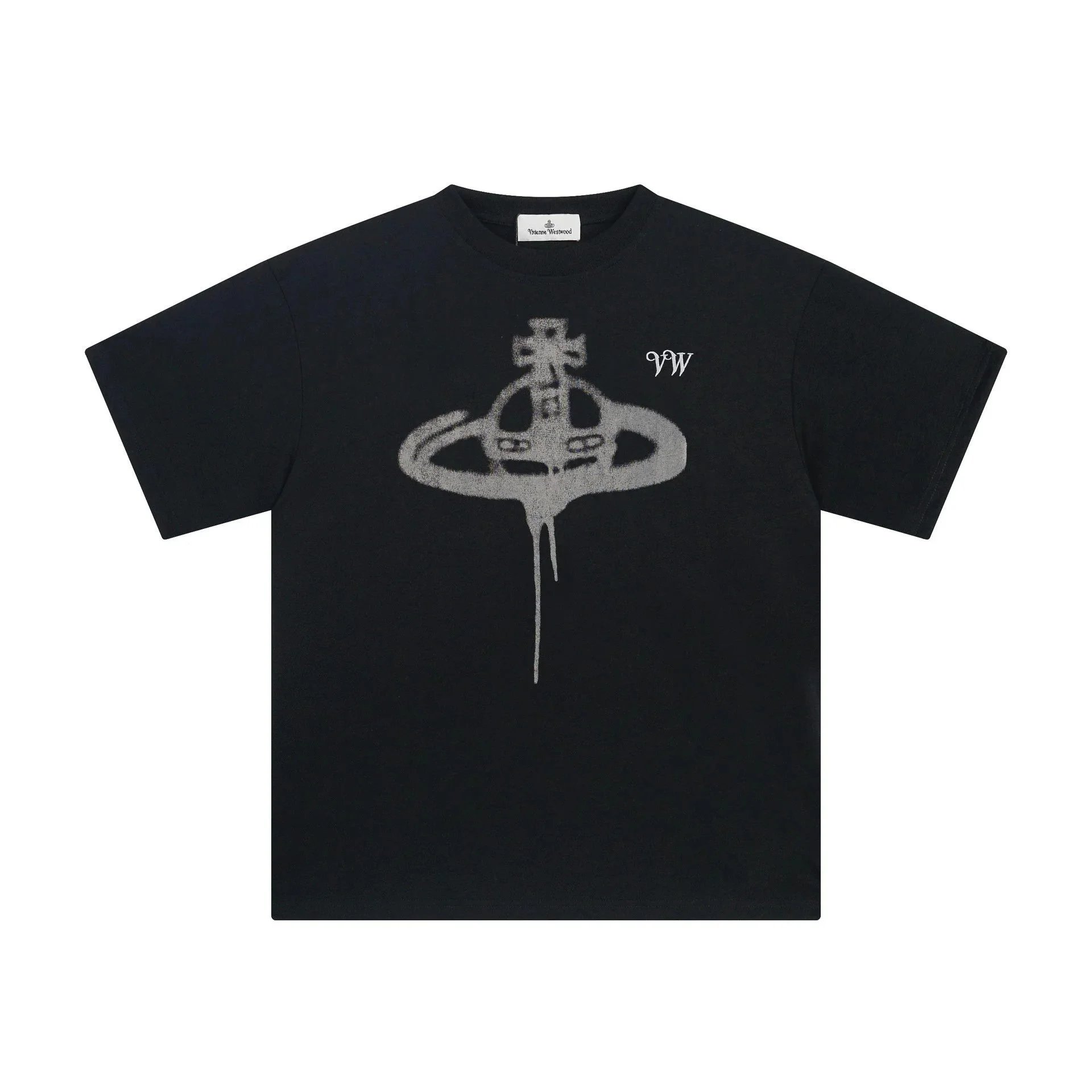 Vivienne Westwood T-Shirts Orb Logo Short-Sleeve T-Shirt — 2506 black