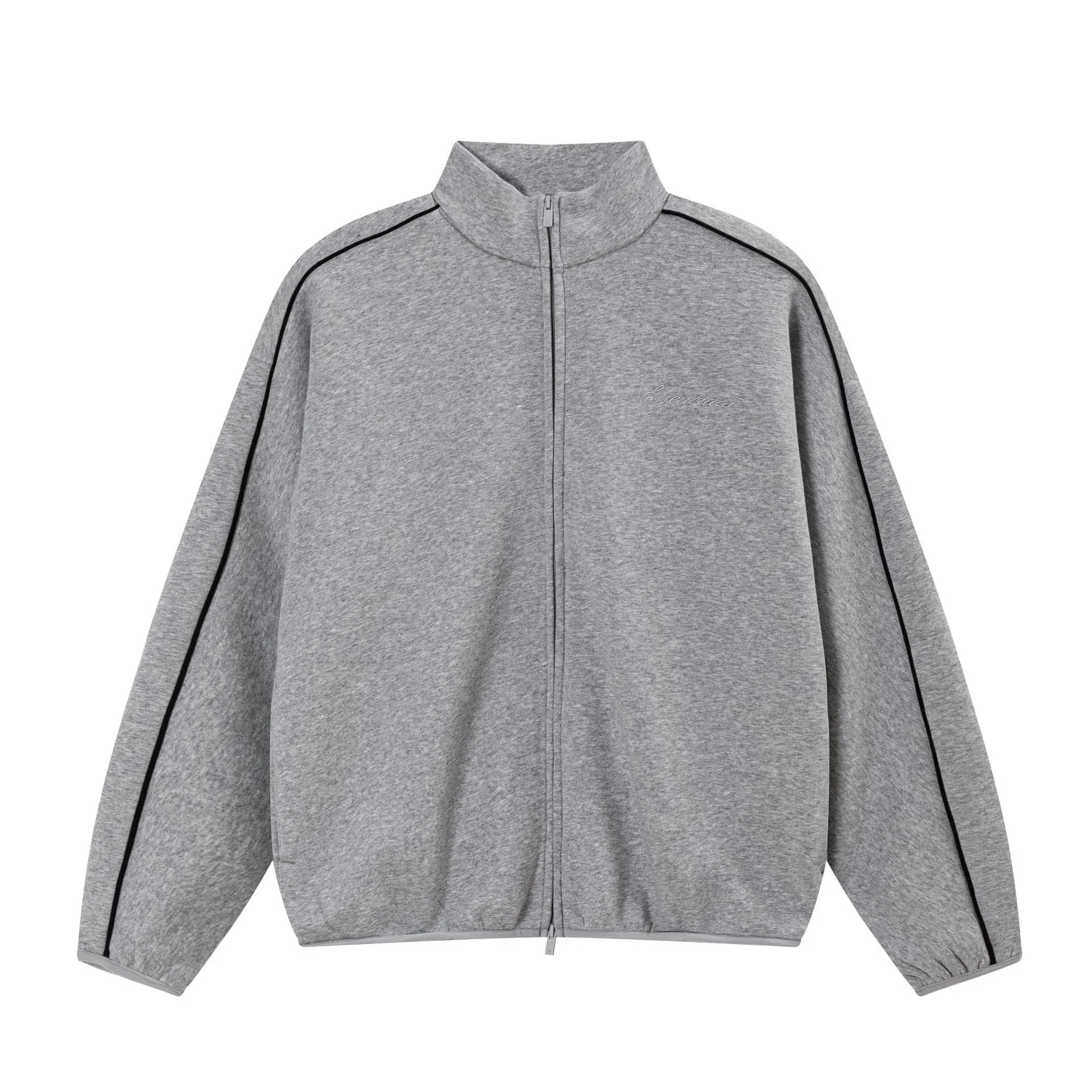 Fear of God ESSENTIALS Hoodies & Sweatshirts Logo Pullover Hoodie — 2269 Dark gray