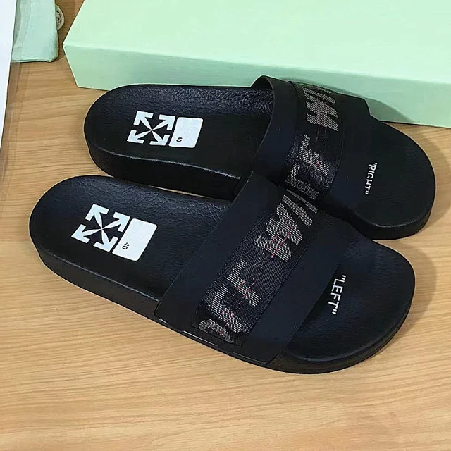 Off-White Sandals Arrow Logo Slide product detail image 17