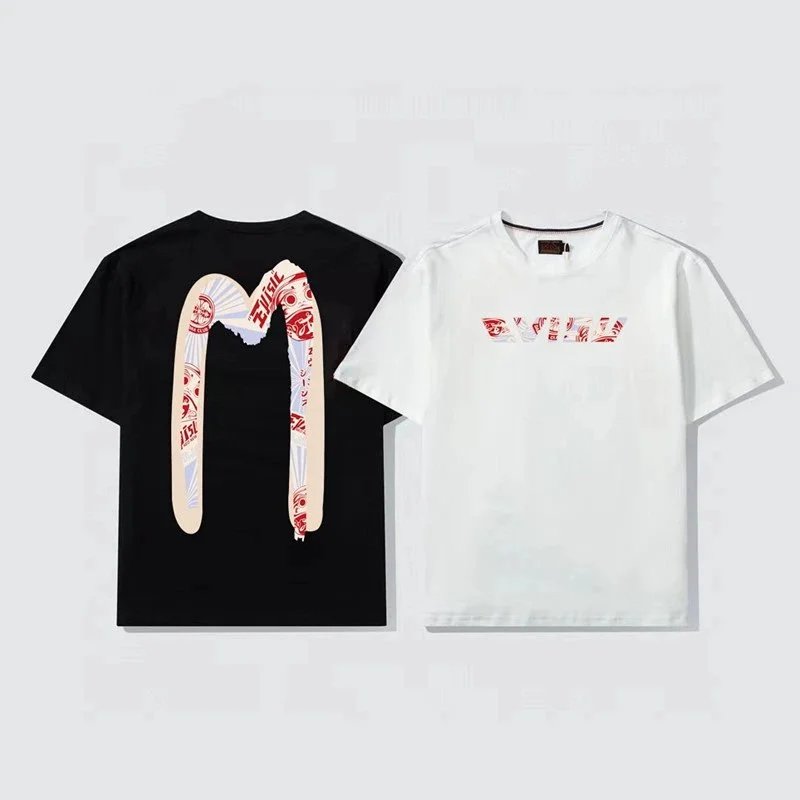 Evisu T-Shirts Short-Sleeve Seagull Logo Print T-Shirt image 9