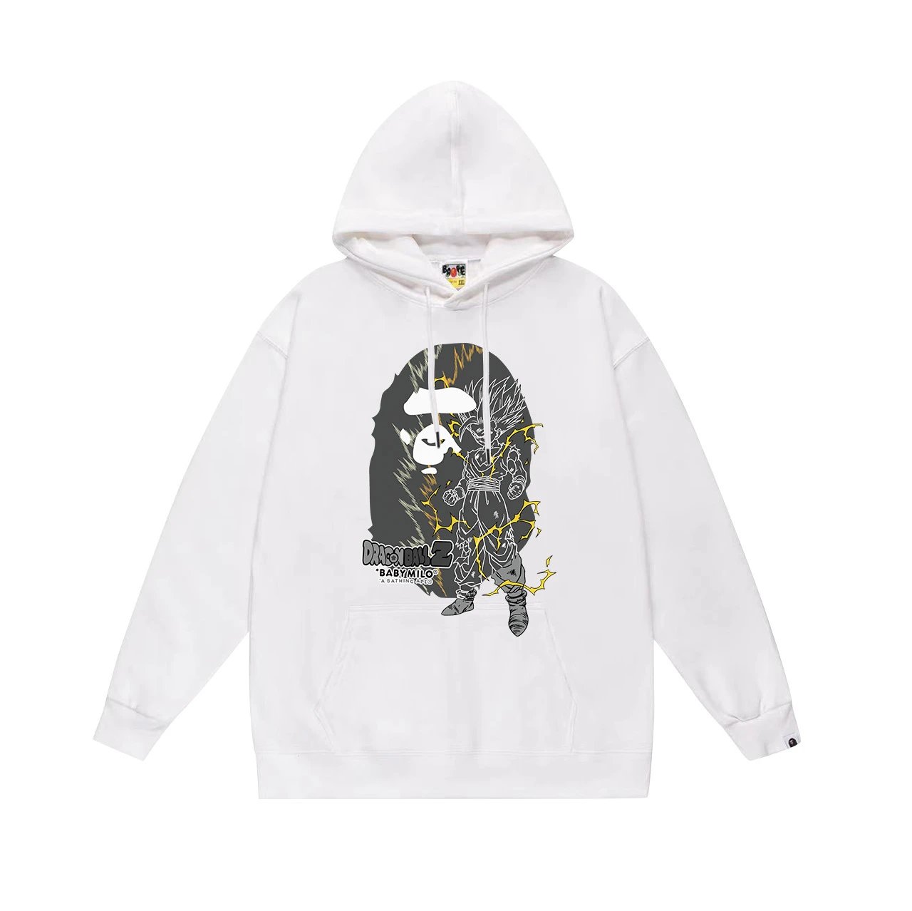 BAPE Hoodies & Sweatshirts Graphic Pullover Hoodie — 626 white