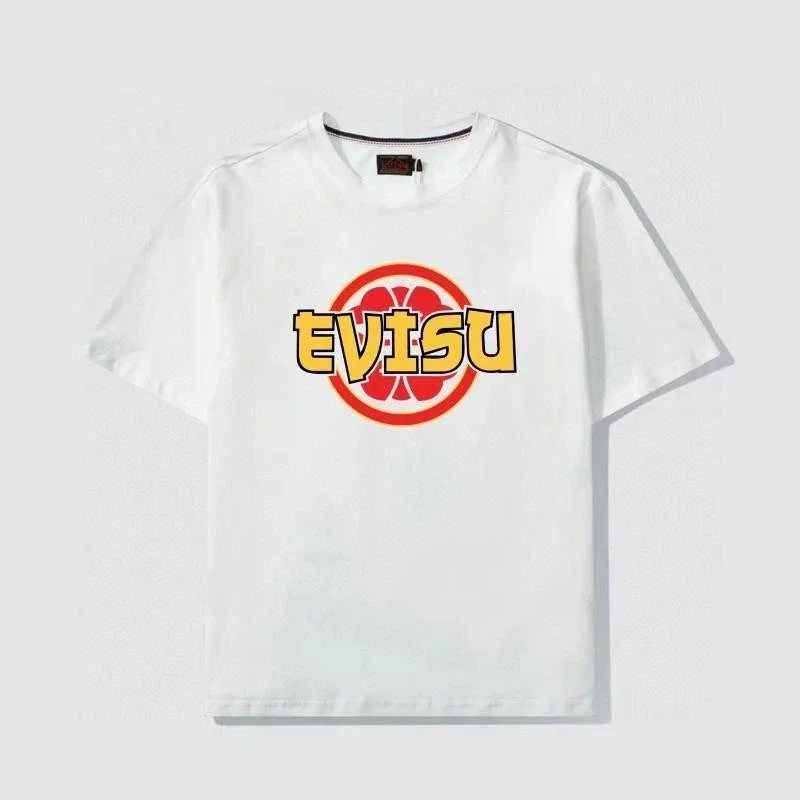 Evisu T-Shirts Short-Sleeve Seagull Logo Print T-Shirt — 15