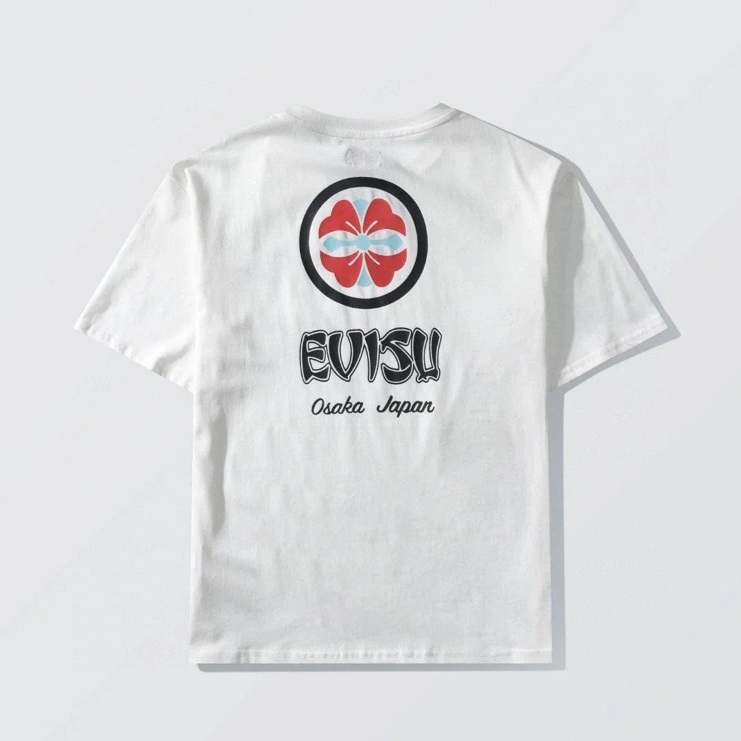 Evisu T-Shirts Short-Sleeve Seagull Logo Print T-Shirt — 18