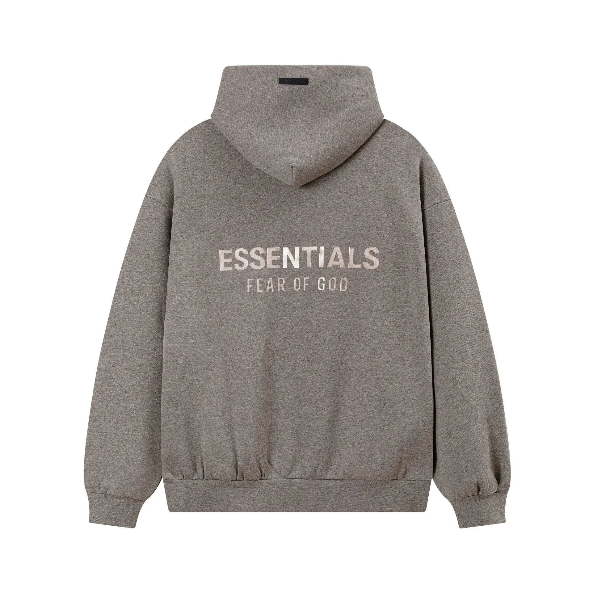 Fear of God ESSENTIALS Hoodies & Sweatshirts Logo Pullover Hoodie — 2270 Deep Mist Gray