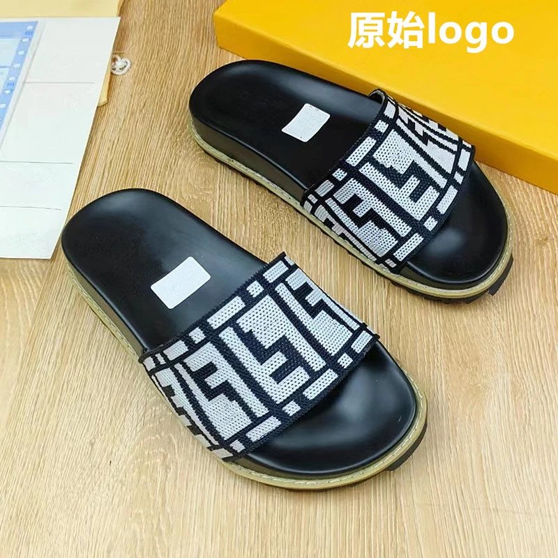 Versace Greca Pattern Slide Sandals Black/Gold Slippers - 3