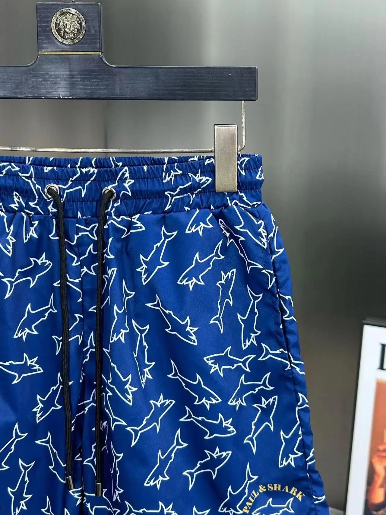 Design Paul & Shark Shark Print Navy Swim Shorts - 20