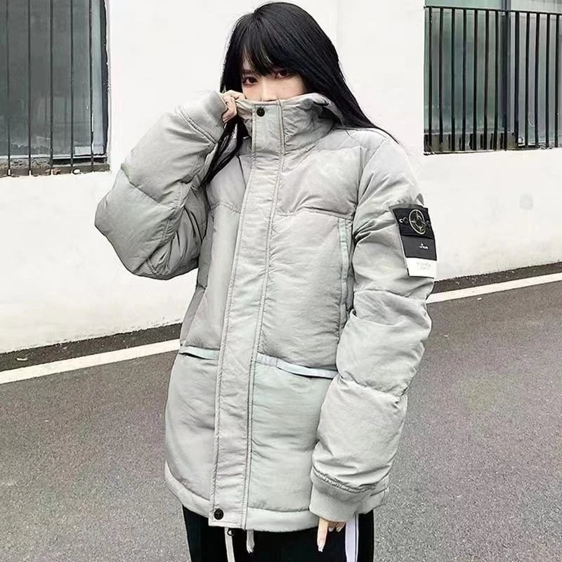 Stone Island Shadow Project Down Jacket Gray Outerwear - 3