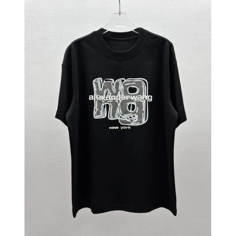 Alexander Wang T-Shirts Graphic Logo T-Shirt — 03-2