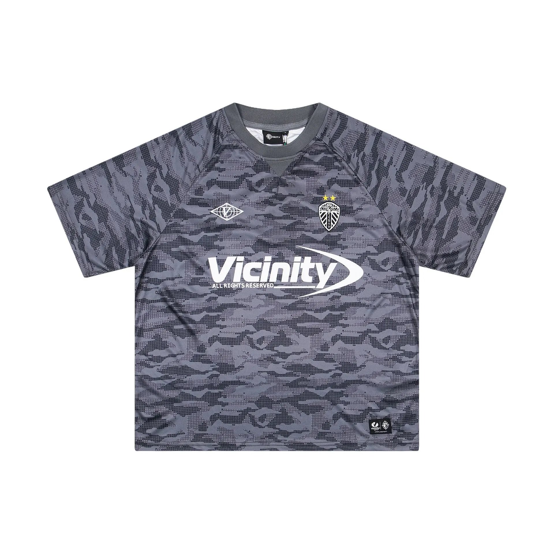 Vicinity Football Jerseys Short-Sleeve — Y 05 Black