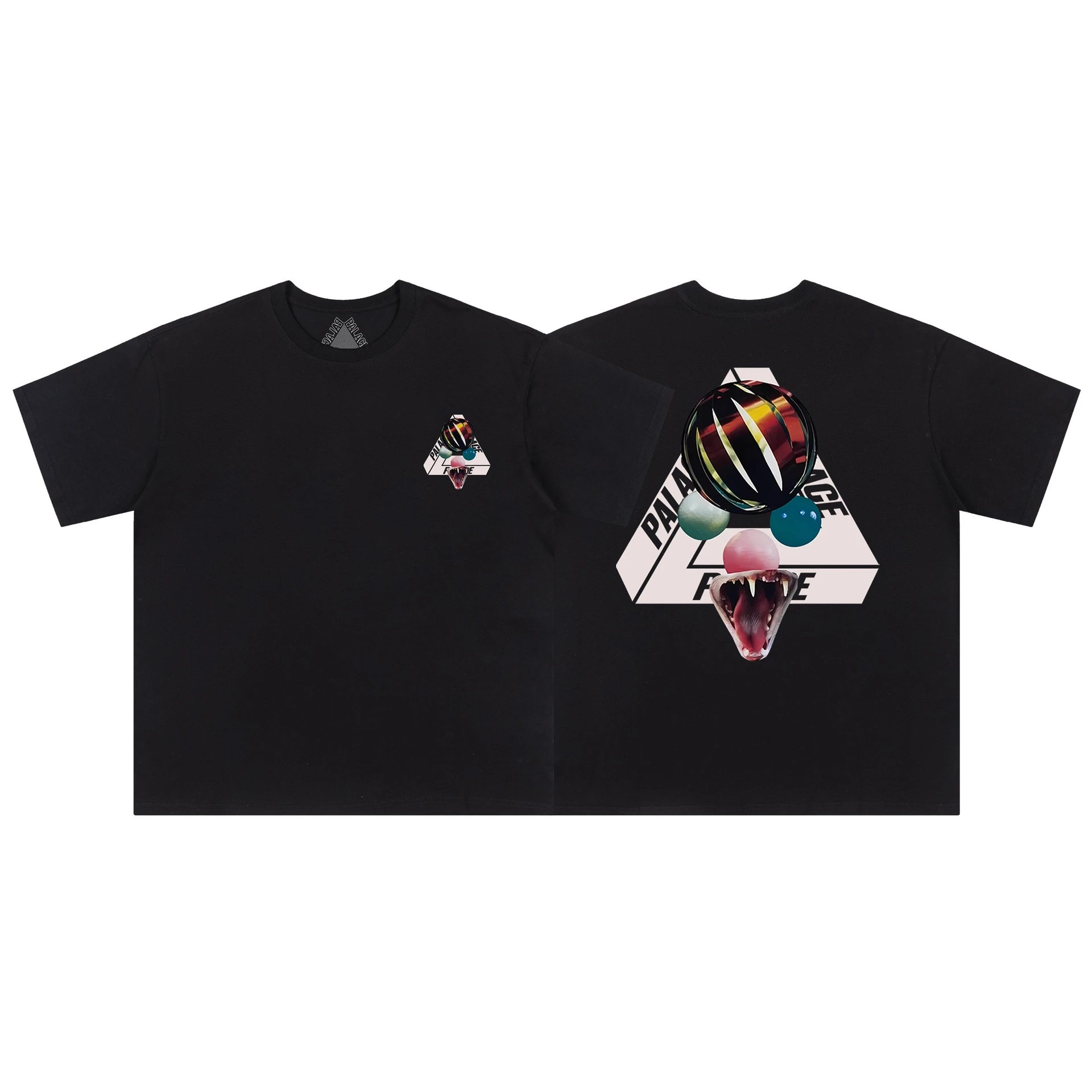 Palace T-Shirts Tri-Ferg Logo Print — 20