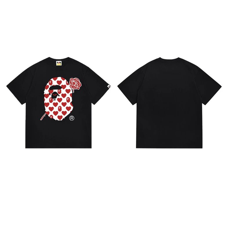 A Bathing Ape T-Shirts Head Graphic — 149 black