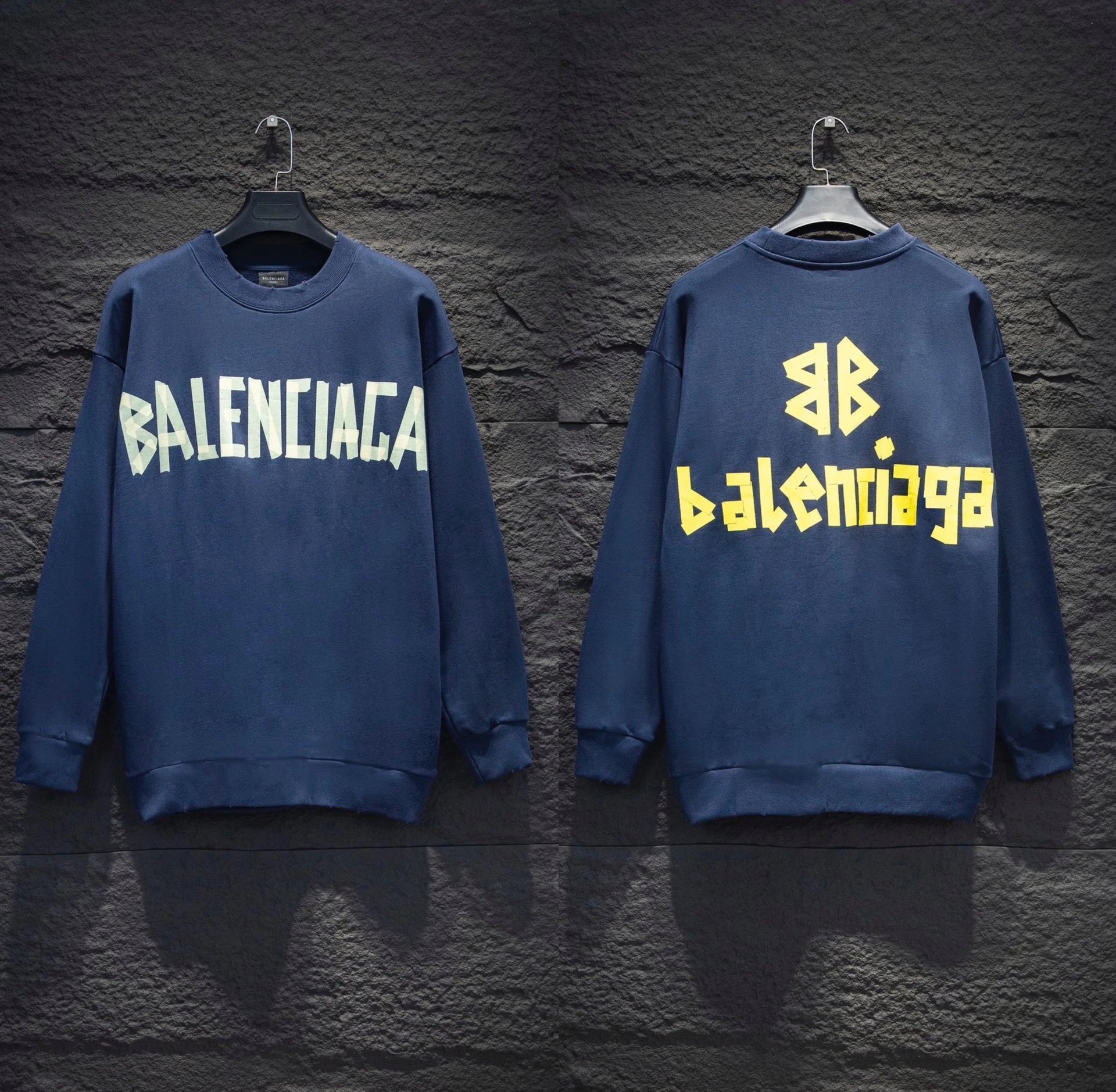 Unbranded Hoodies & Sweatshirts Oversized Letter-Graphic Pullover Hoodie — Gray-blue 5105