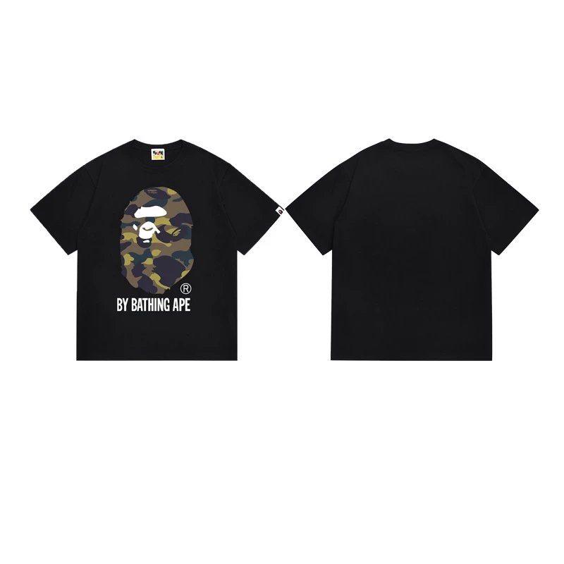 A Bathing Ape T-Shirts Head Graphic — 155 black-green