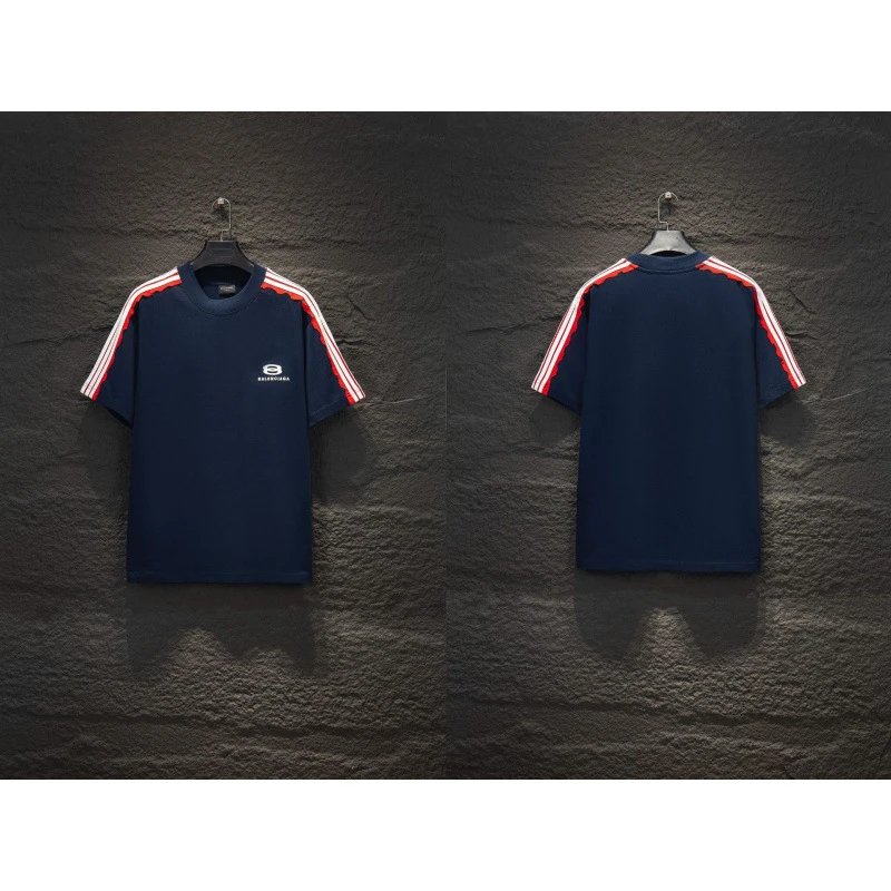 Balenciaga T-Shirts Oversized Logo-Print Short-Sleeve T-Shirt — 16