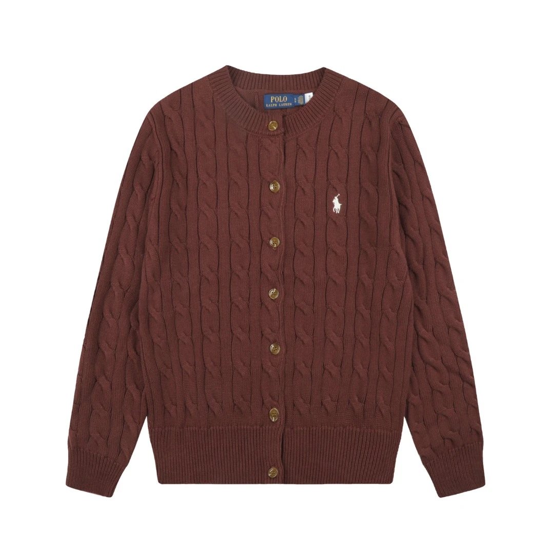 Polo Ralph Lauren DS 006 and 6609 knitwear — DS 006 Coffee color