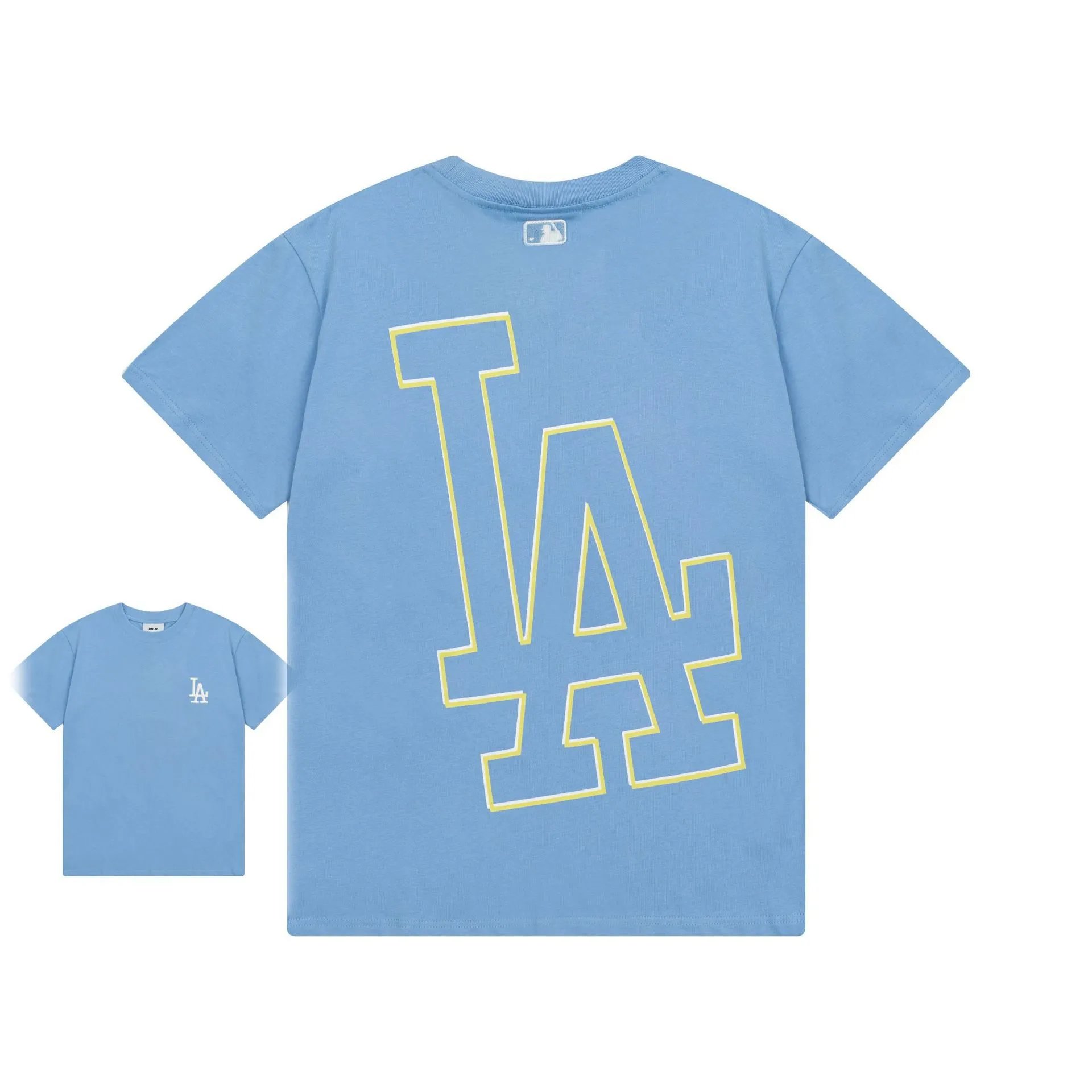 MLB T-Shirts New York Yankees Logo — 908 Blue (Front-Label Embroidery)