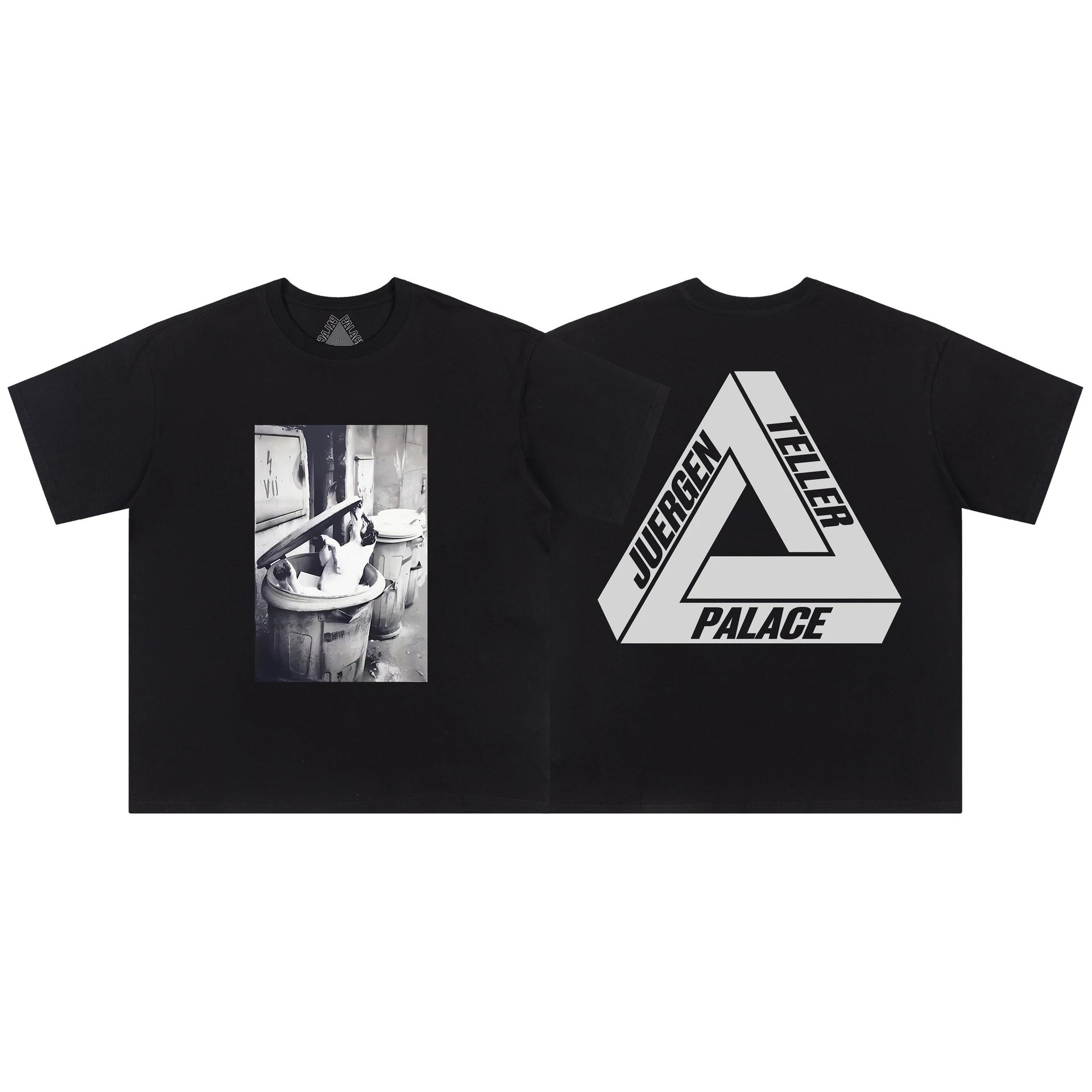Palace T-Shirts Tri-Ferg Logo Print — 16