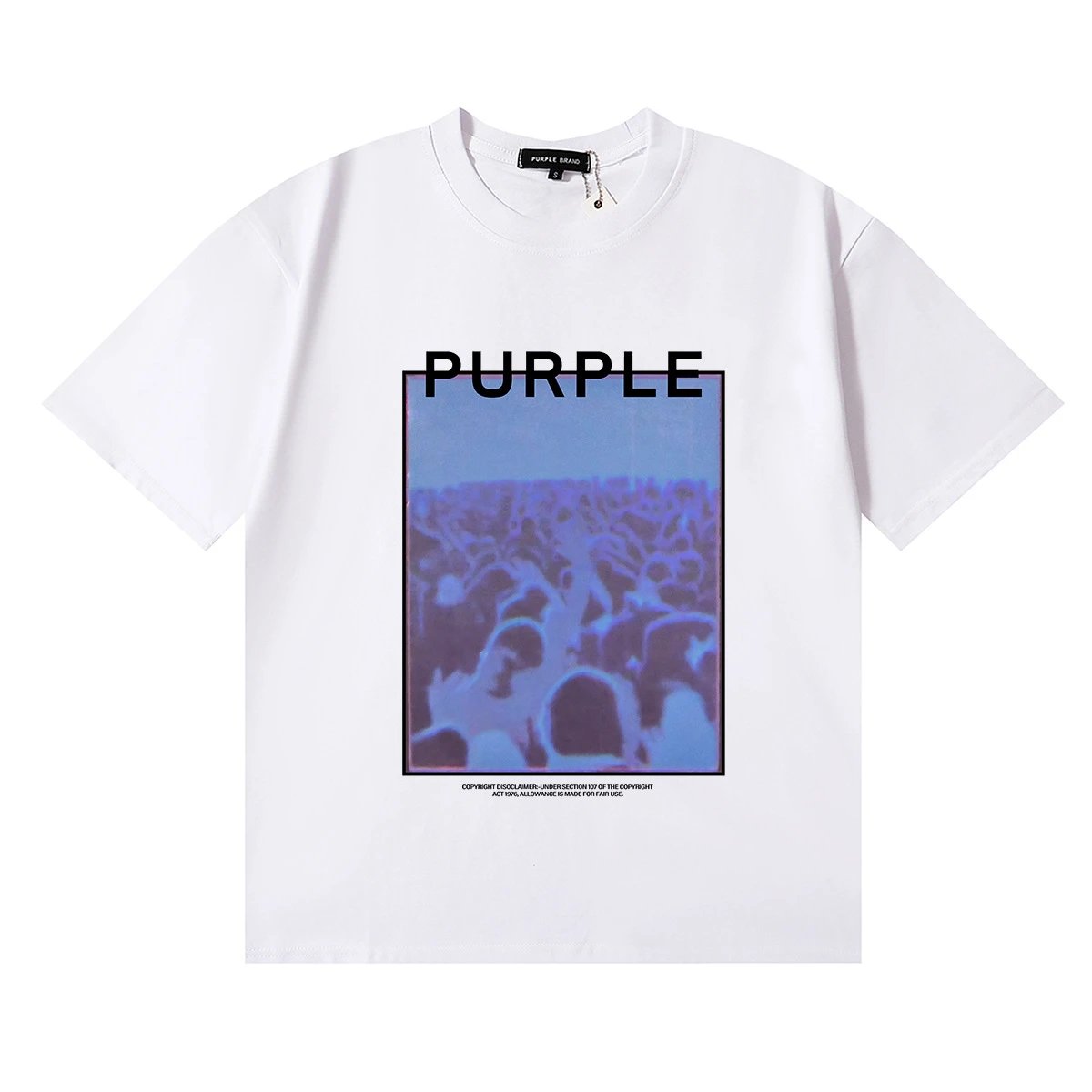 Purple Brand T-Shirts Graphic Print — 3071-2