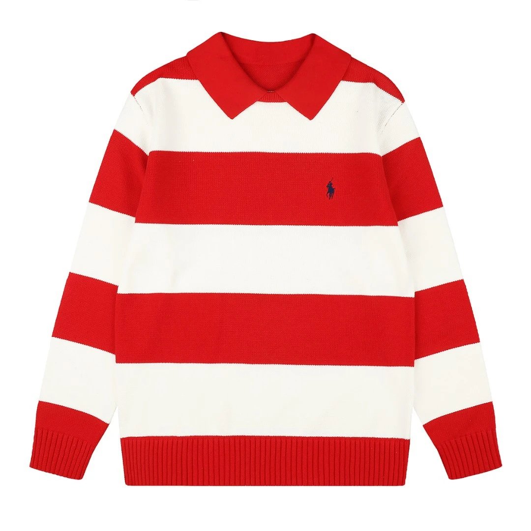 Polo Ralph Lauren DS 006 and 6609 knitwear — DS 6609 Red with white