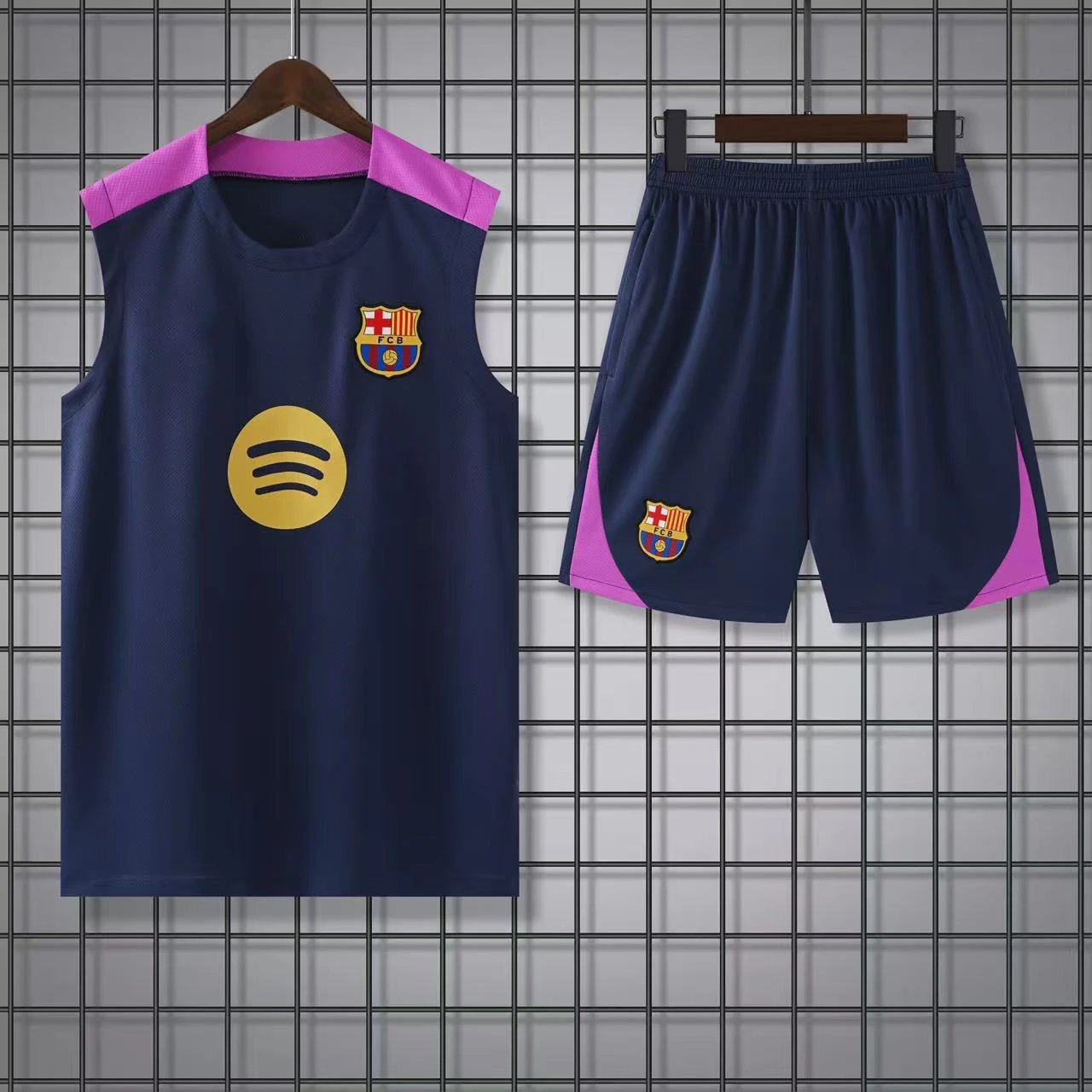 Atlético de Madrid Football Jerseys Sleeveless jersey and shorts set — 2526 Barcelona royal blue