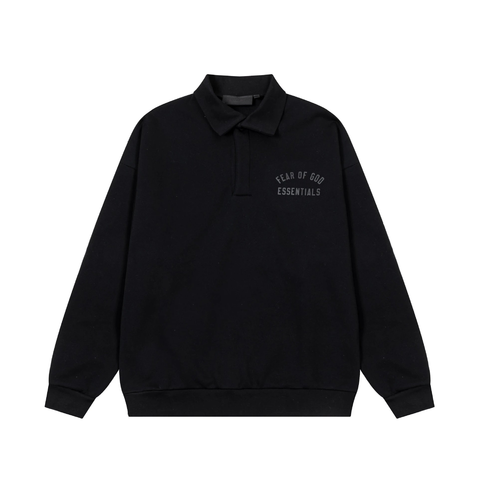 Fear of God ESSENTIALS Hoodies & Sweatshirts Logo Pullover Hoodie — 2263 black