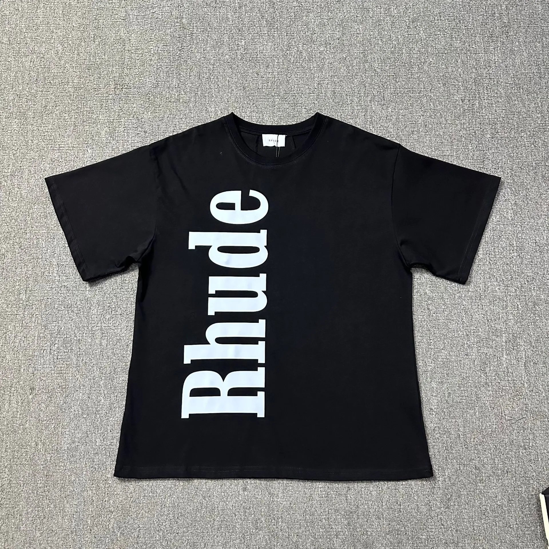 Rhude T-Shirts Graphic Print — 1237 Black