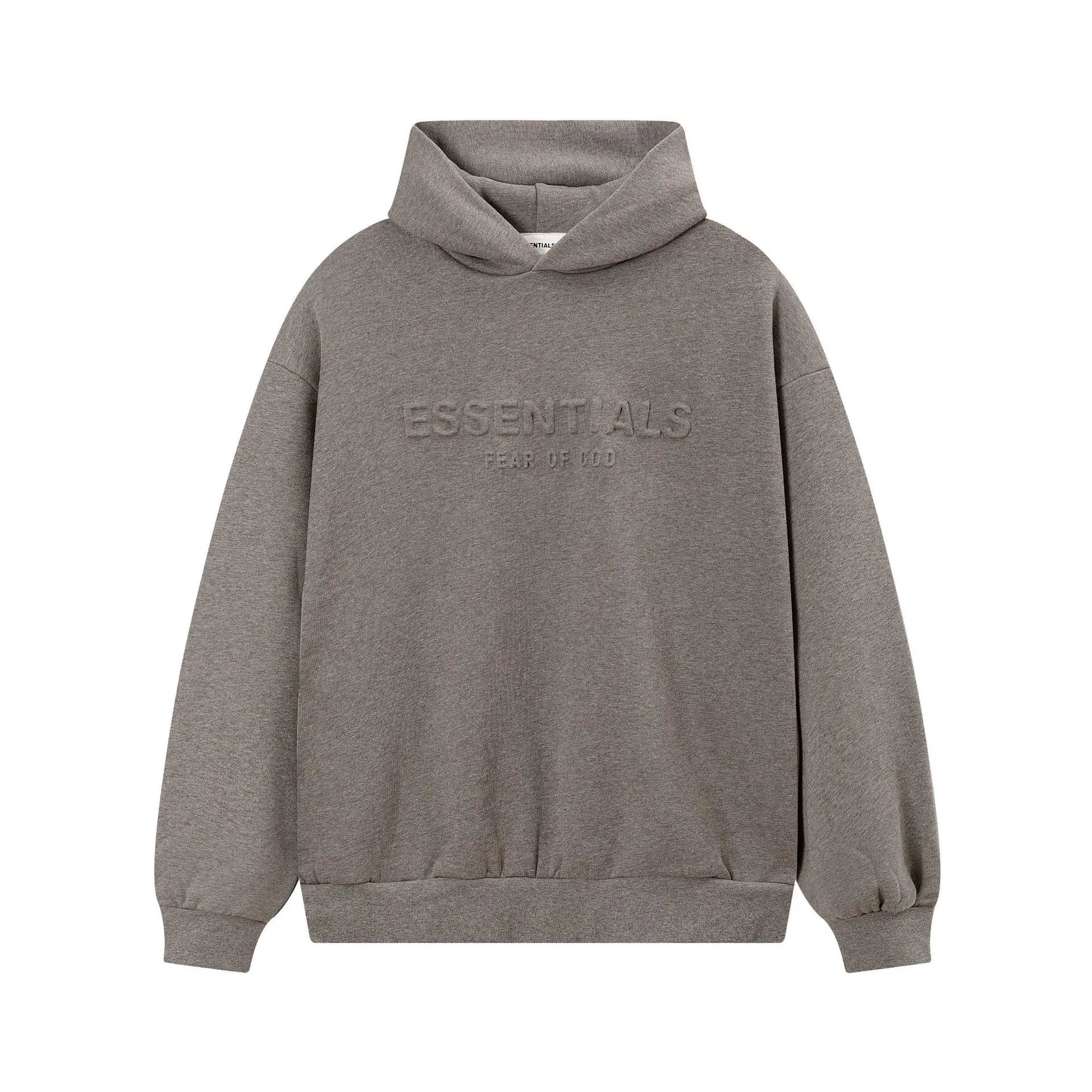 Fear of God ESSENTIALS Hoodies & Sweatshirts Logo Pullover Hoodie — 2267 Deep Mist Gray