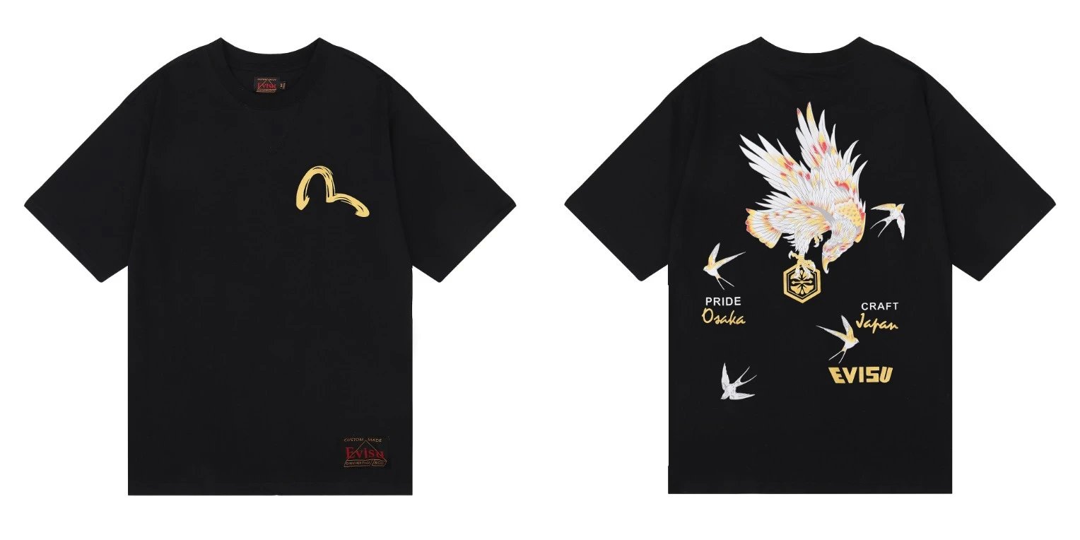 Evisu T-Shirts Short-Sleeve Graphic T-Shirt image 4