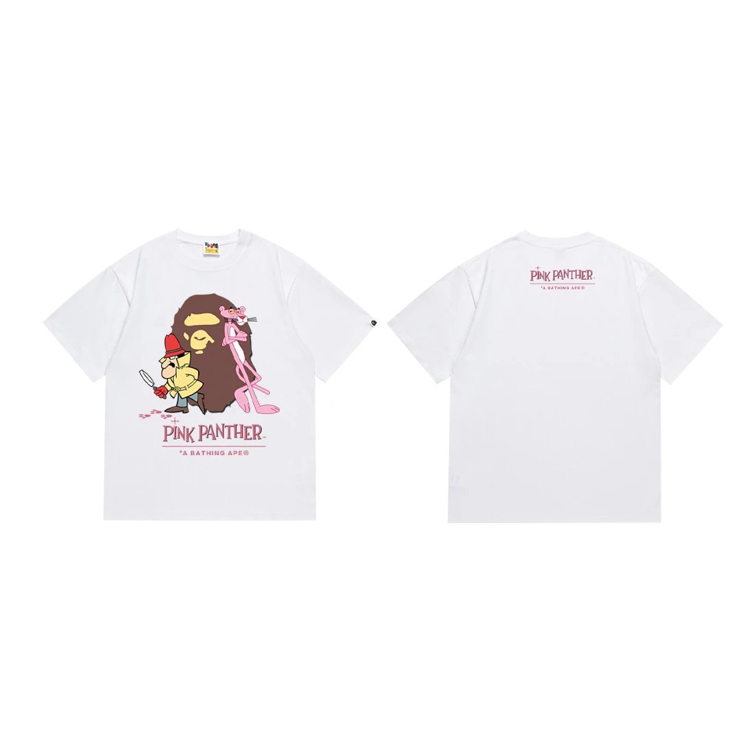 BAPE T-Shirts Short-Sleeve Graphic Print — 181 white