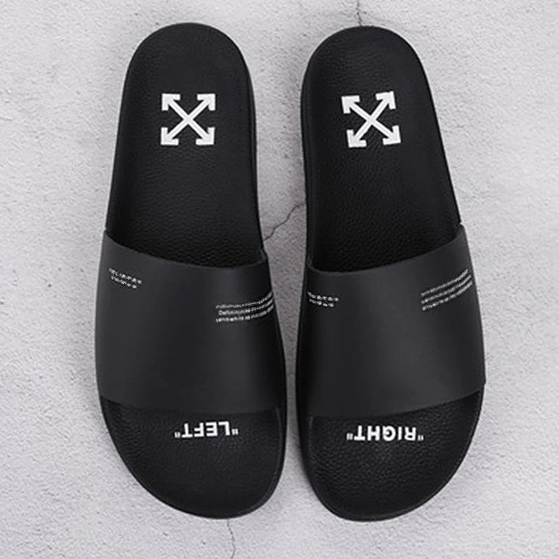Off-White Industrial Belt Slide Sandals Black/Yellow - 12