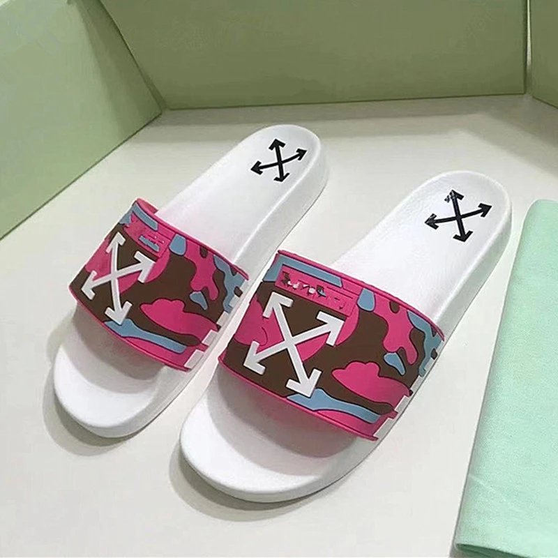 Off-White Industrial Belt Slide Sandals Black/Yellow - 25