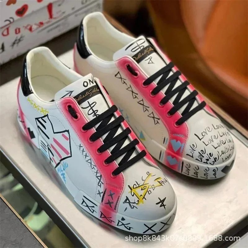 Dolce & Gabbana Sneakers Portofino low-top — Ivory white