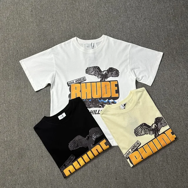 Rhude T-Shirts Cannes graphic print product detail image 14