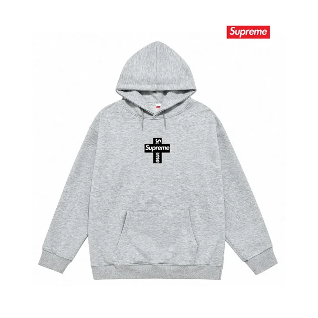 Supreme Hoodies & Sweatshirts Fleece-Lined Hooded Sweatshirt with Fruit Graphic product detail image 9