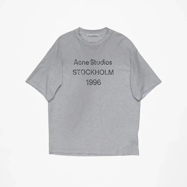 Acne Studios Stockholm 1996 Graphic T-Shirt Gray - 1