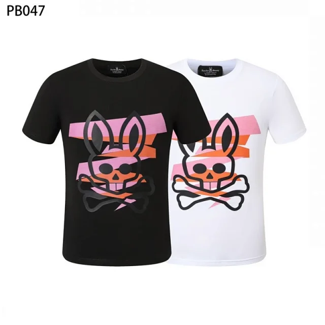 Psycho Bunny T-Shirts Rabbit skull graphic short-sleeve product detail image 4
