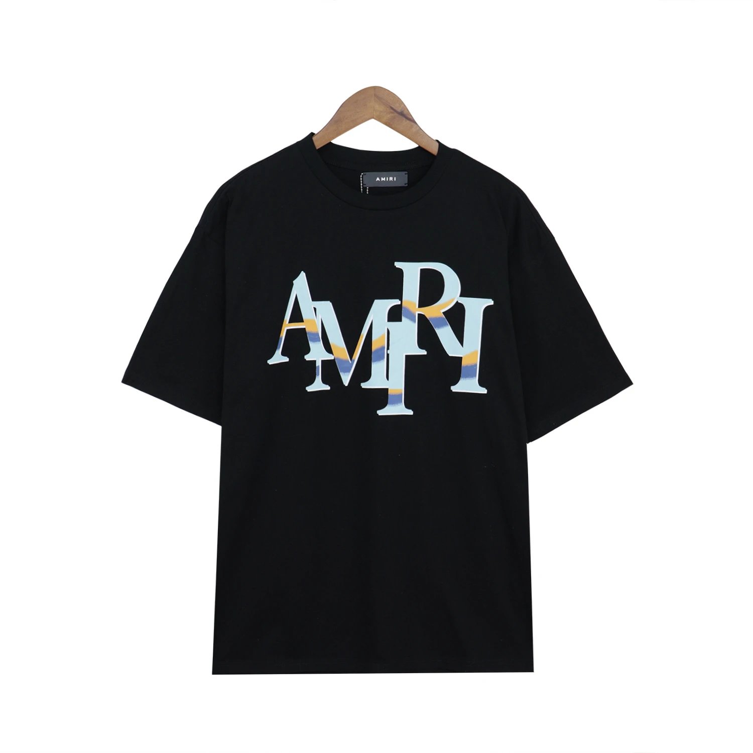 AMIRI T-Shirts Washed Graphic T-Shirt — 2192 black
