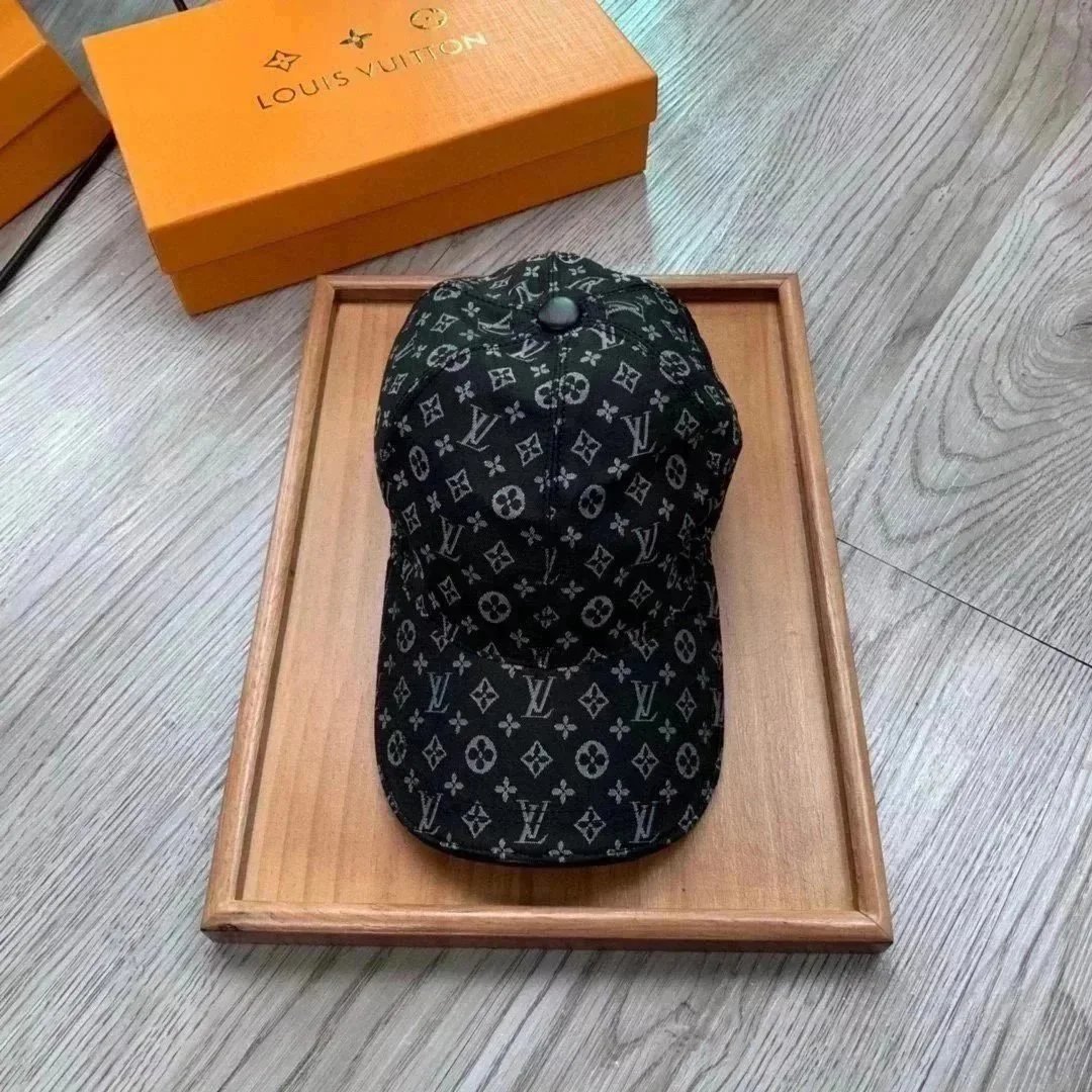 Louis Vuitton Monogram Denim Baseball Cap Navy - 7