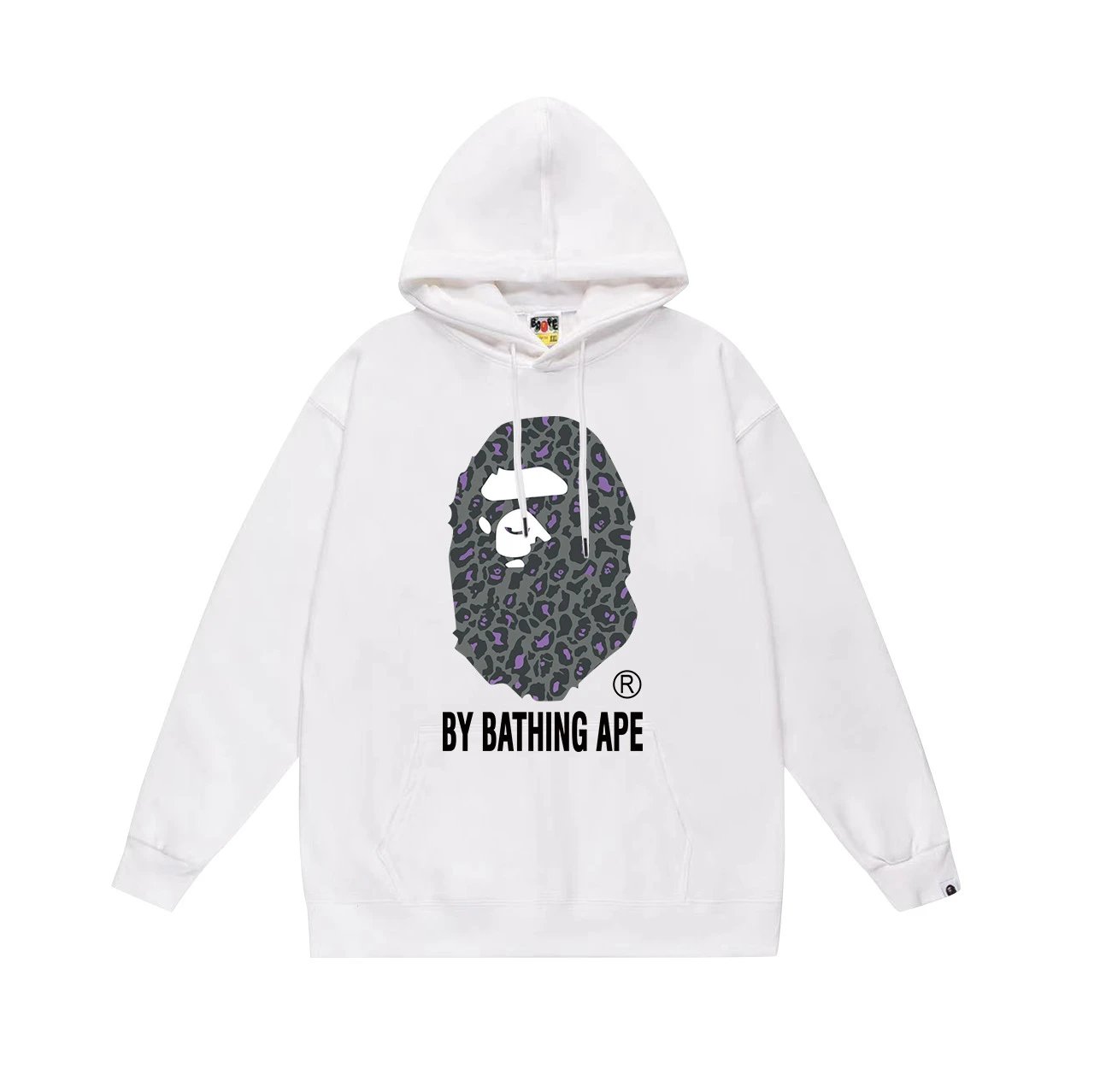 BAPE Hoodies & Sweatshirts Graphic Pullover Hoodie — 627 white