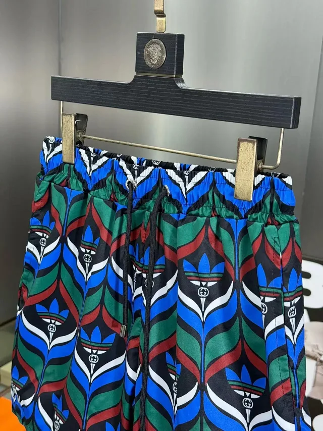 adidas Shorts Trefoil geometric-print drawstring product detail image 18