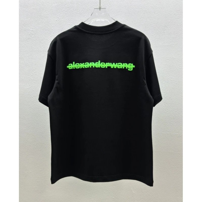 Alexander Wang T-Shirts Graphic Logo T-Shirt — 01-2