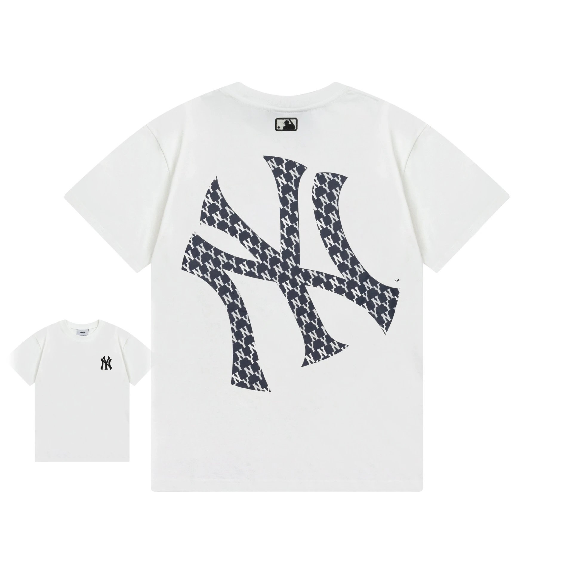 MLB T-Shirts New York Yankees Logo — 910 white (front-label embroidery)